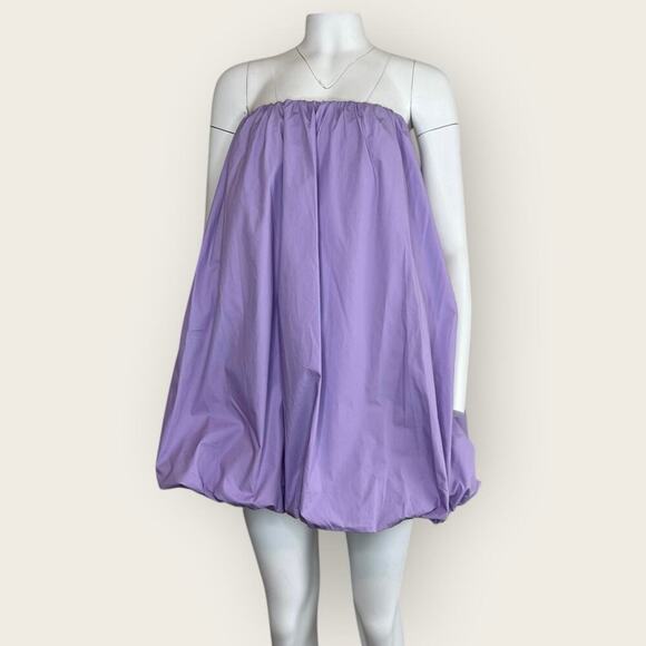 NWT | Susana Monaco | Strapless Bubble Mini Dress | Lavender | Size S - Picture 2 of 10